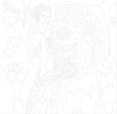 民族團(tuán)結(jié)浮雕雕塑原創(chuàng)手繪設(shè)計(jì)稿