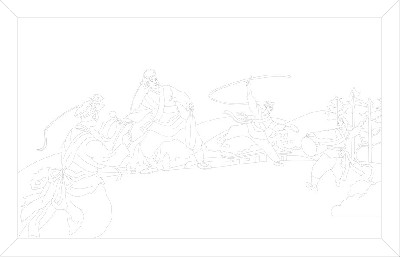 民族團結(jié)浮雕雕塑原創(chuàng)手繪設(shè)計稿