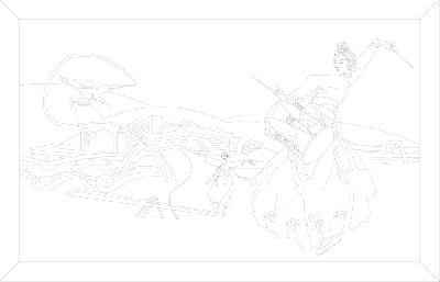 民族團結(jié)浮雕雕塑原創(chuàng)手繪設(shè)計稿