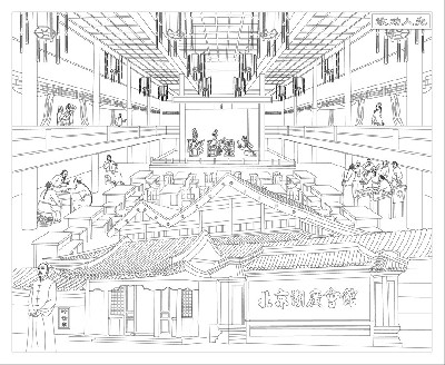 中醫(yī)文化浮雕雕塑原創(chuàng)手繪設計稿