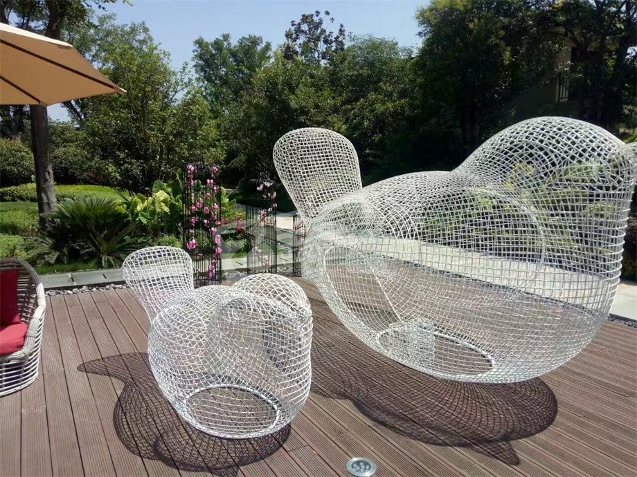 編織不銹鋼雕塑定制