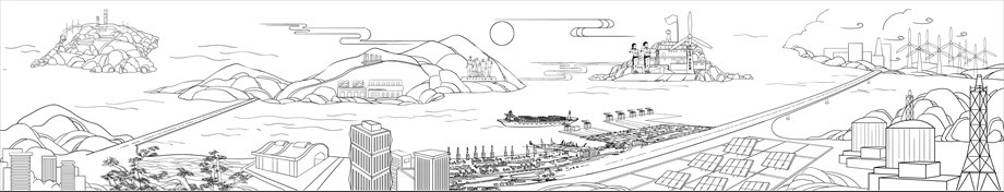 國家電網(wǎng)山海連電浮雕原創(chuàng)設(shè)計(jì)稿