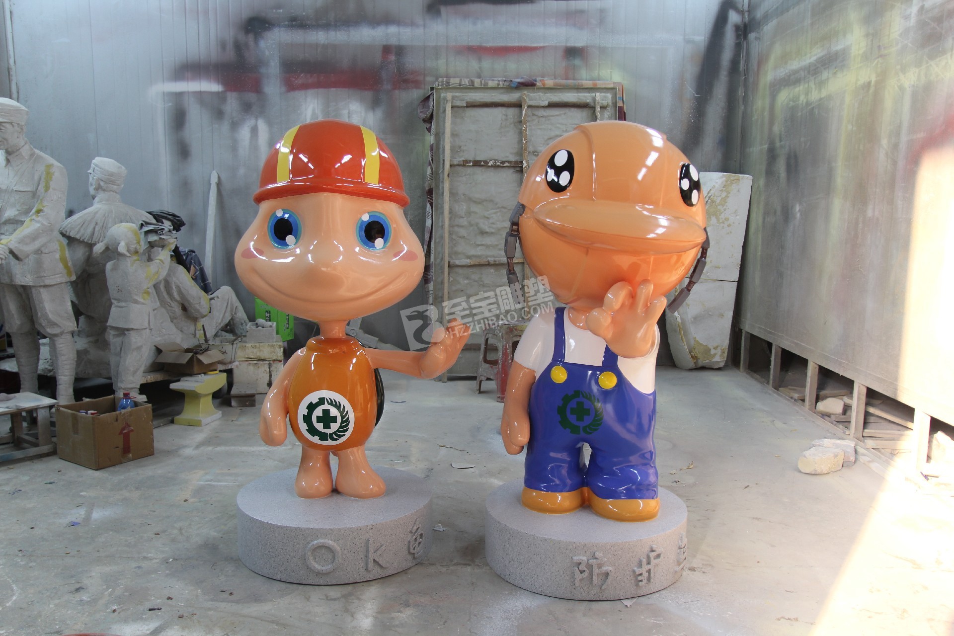 防護(hù)鳥(niǎo)OK龜形象IP娃娃